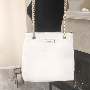 DKNY white shoulder bag or crossbody